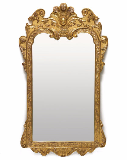 Queen Anne Style Gilded Mirror