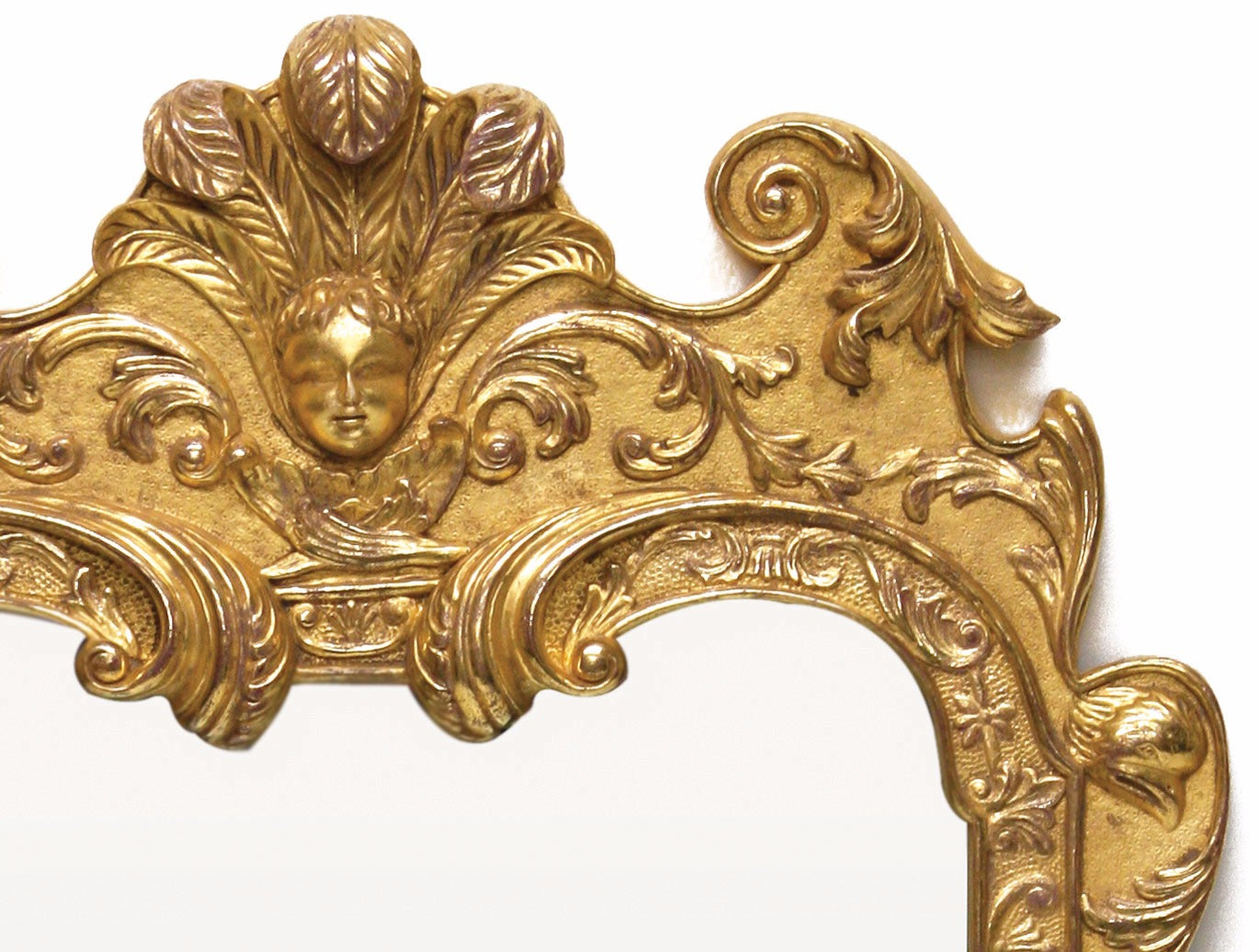 Queen Anne Style Gilded Mirror