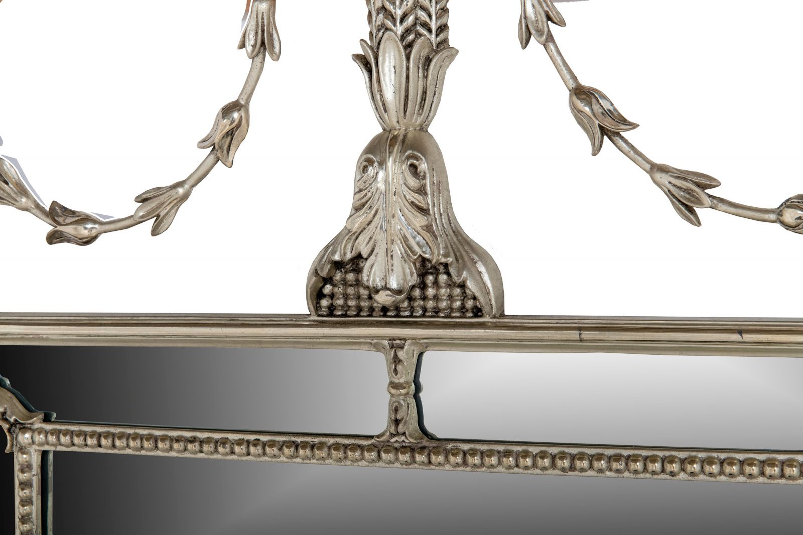 White Gold Wall Mirror