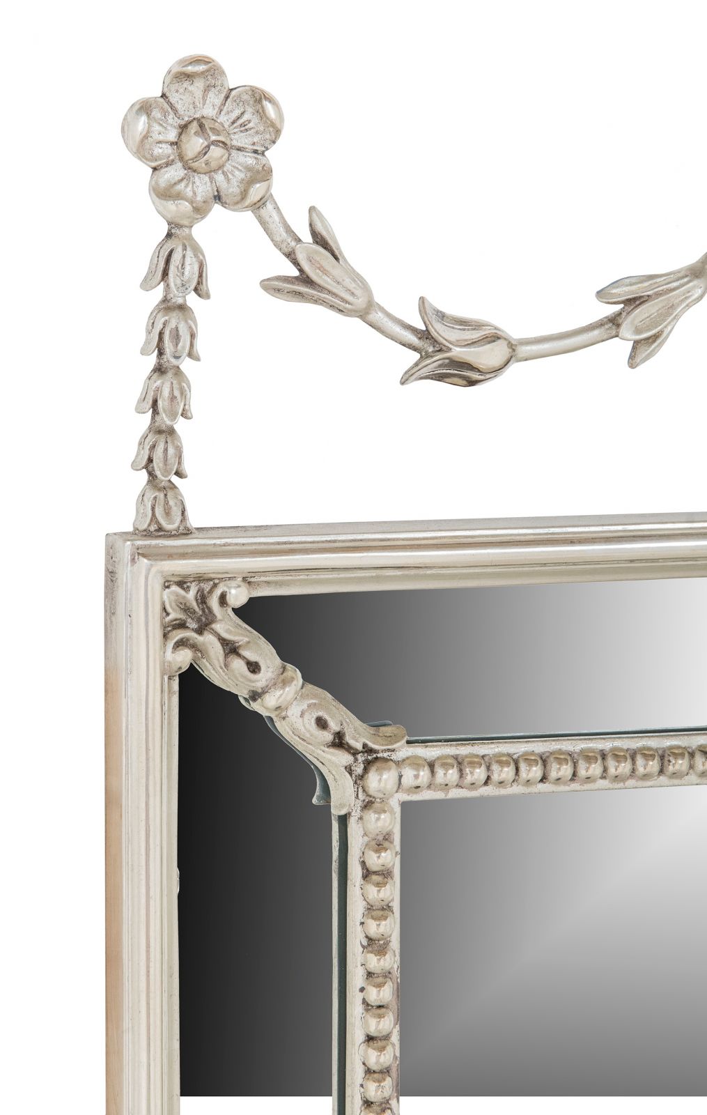 White Gold Wall Mirror