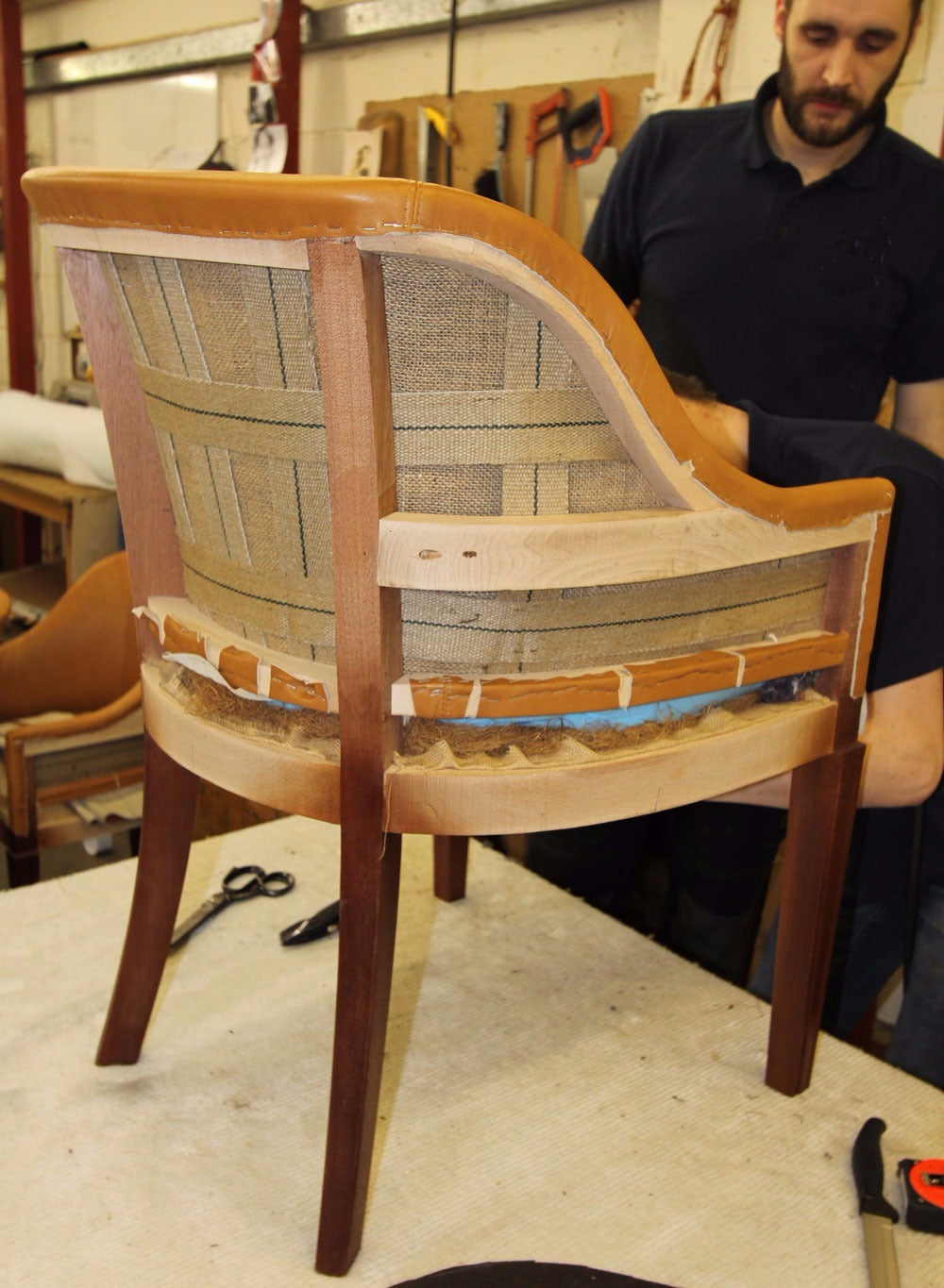 Hinton tub chair in an opulent velvet