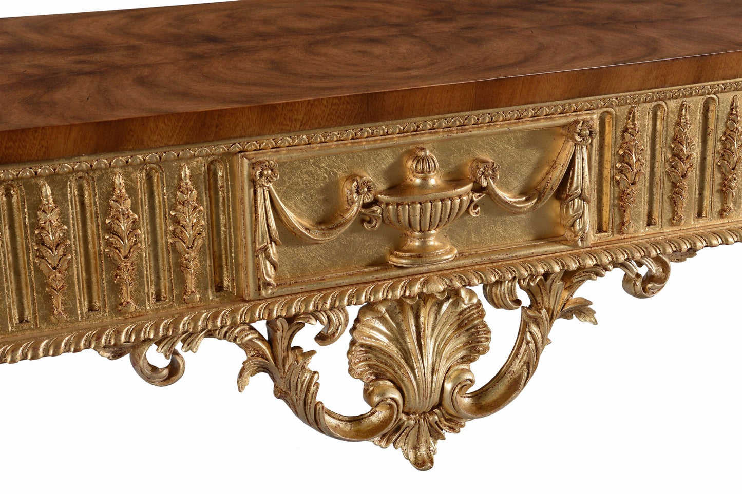 Traditional Giltwood console table