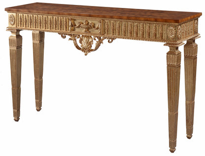 Traditional Giltwood console table