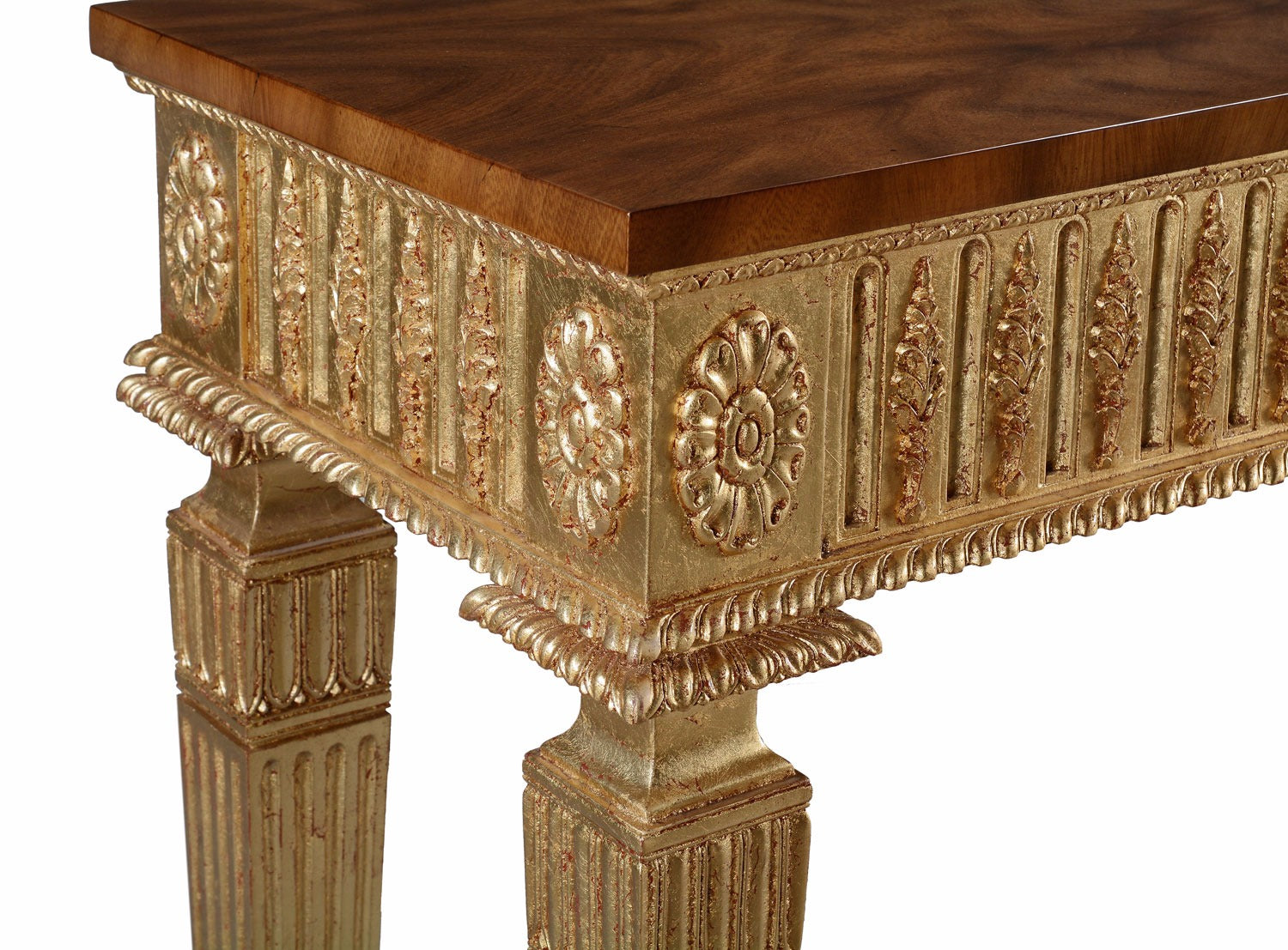 Traditional Giltwood console table