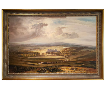 Raby Castle in style of JMW Turner