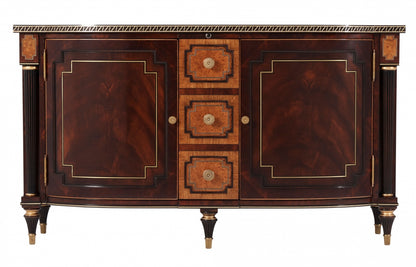 Traditional Mahogany Television Cabinet