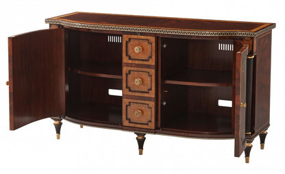 Traditional Mahogany Television Cabinet