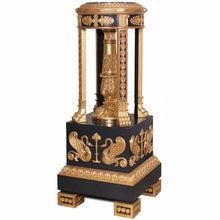 Thomas Hope Style Ebonised & Water Gilded Torchere