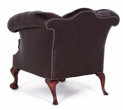 Traditional Leather Chatsworth Chair