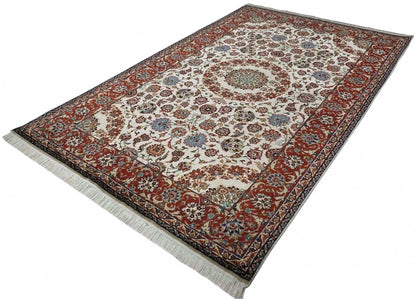 Isfahan Design Silk Rug