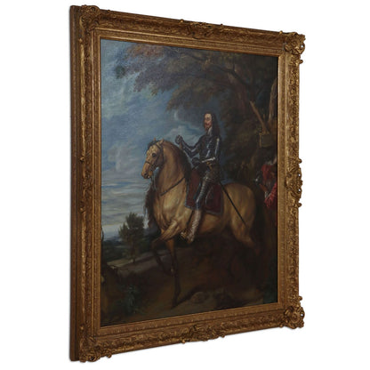 Equestrian Portrait of Charles I in the style of Anthony van Dyck