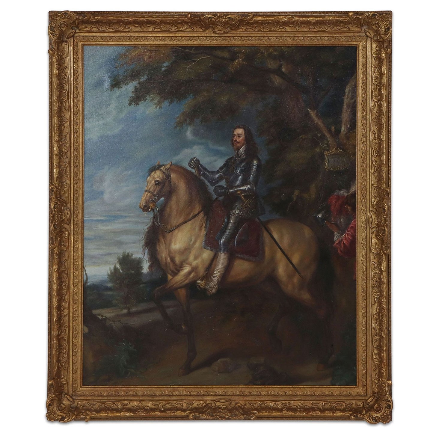 Equestrian Portrait of Charles I in the style of Anthony van Dyck