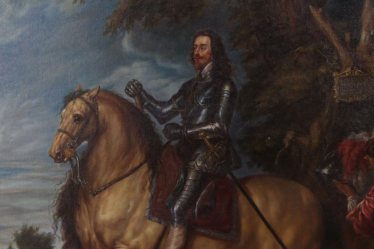 Equestrian Portrait of Charles I in the style of Anthony van Dyck