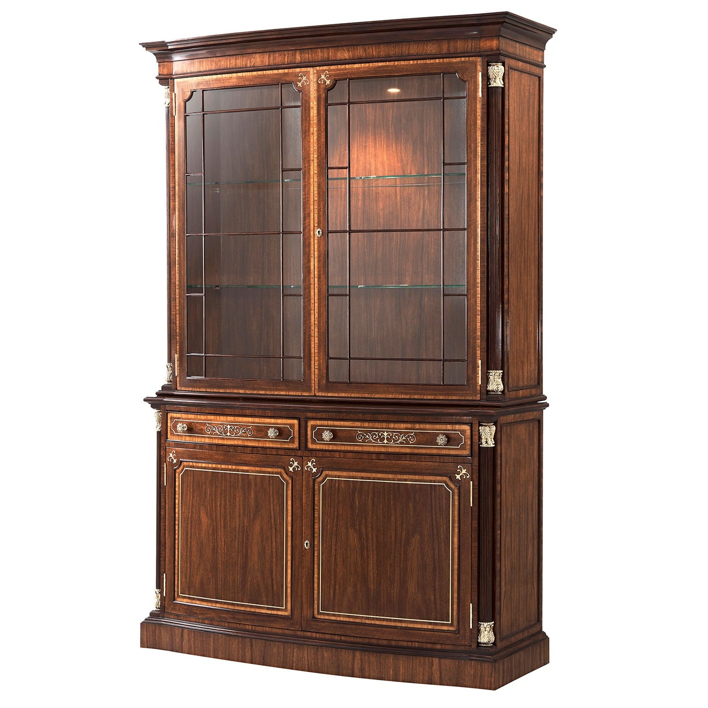 Mahogany Display Cabinet