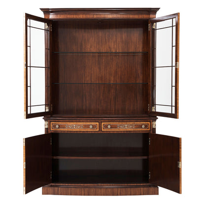 Mahogany Display Cabinet