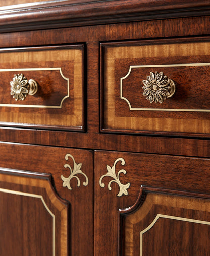 Mahogany Display Cabinet