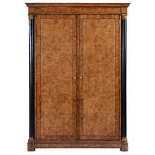 Empire Style Wardrobe in Burr Oak