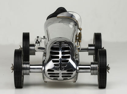 Polished Aluminium BB Korn Model Racing Car