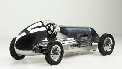 Polished Aluminium BB Korn Model Racing Car