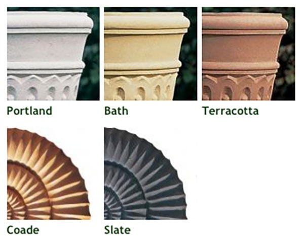 Medium Heritage Square Bath Stone Planter