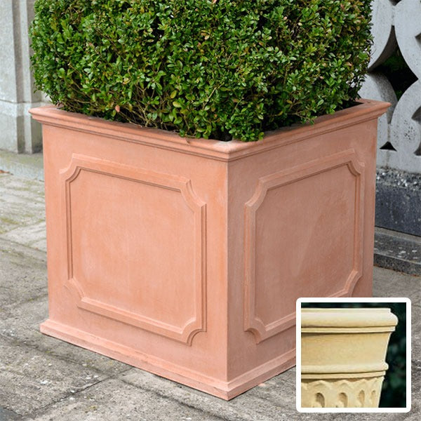 Large Heritage Square Bath Stone Planter