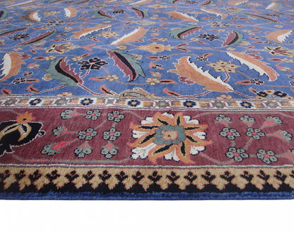 Kirman Vase Design Silk Rug