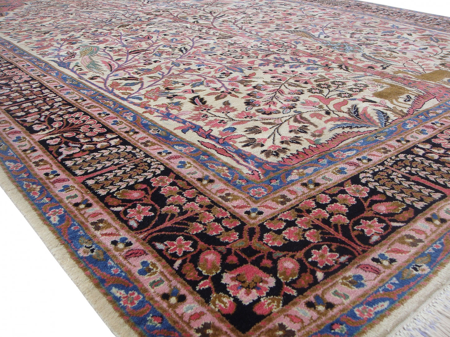 Kashan Silk Rug