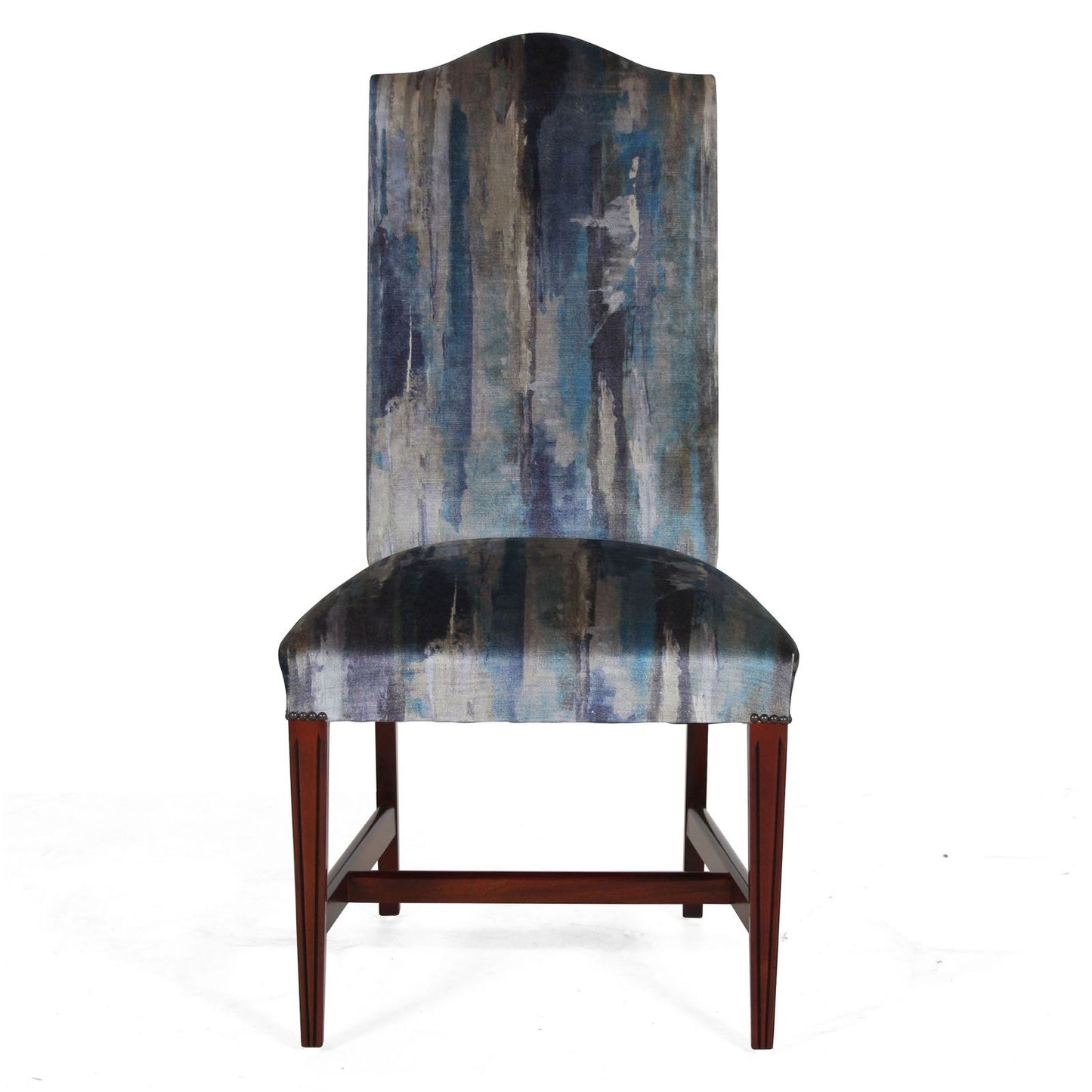 Cathedral Mahogany Upholstered Dining Chair