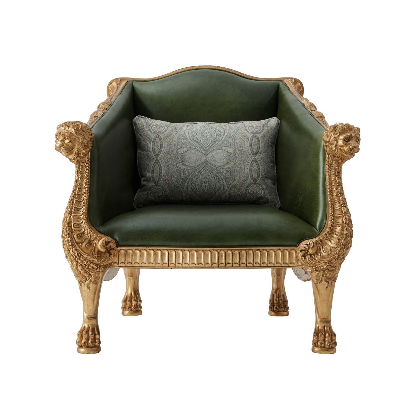 The Gilded Lion Upholstered Armchair