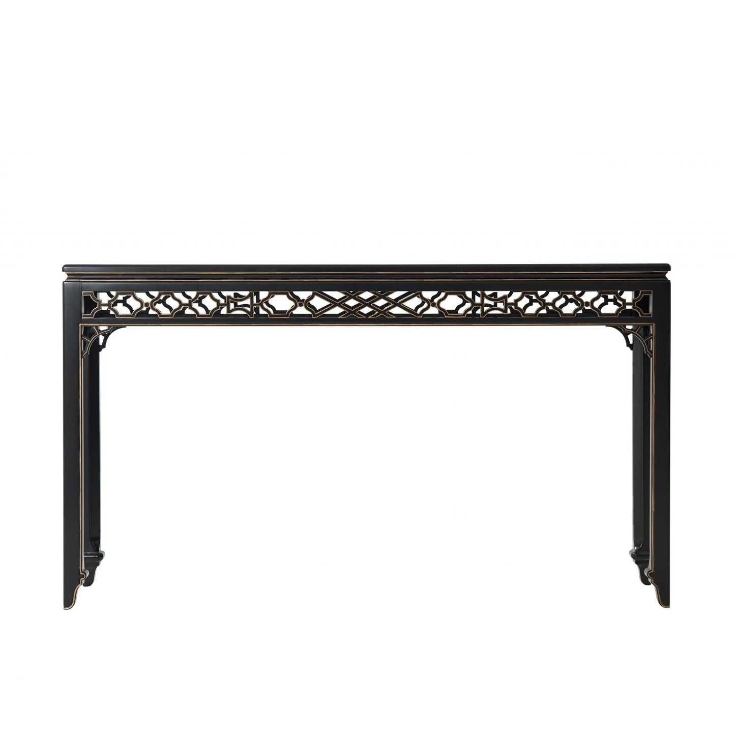 Gilded and Ebonised Console Table