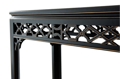 Gilded and Ebonised Console Table