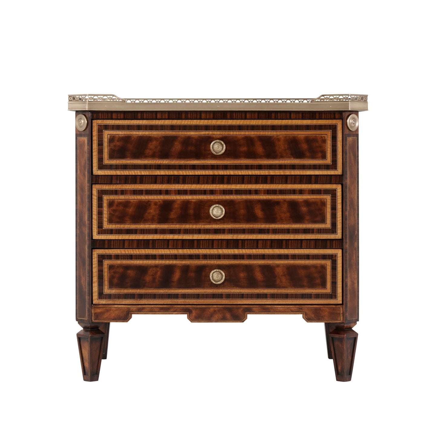 Mahogany & Rosewood Crossbanded Nightstand