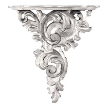 Large Silver Leaf Wall Bracket (Right Facing)