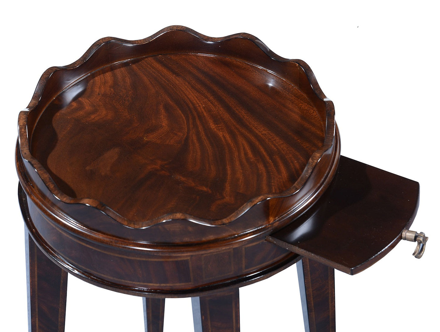 Ebonised Mahogany Wine Table 