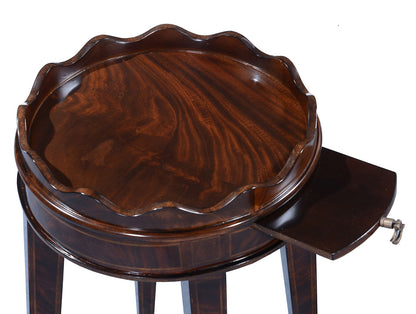 Ebonised Mahogany Wine Table 