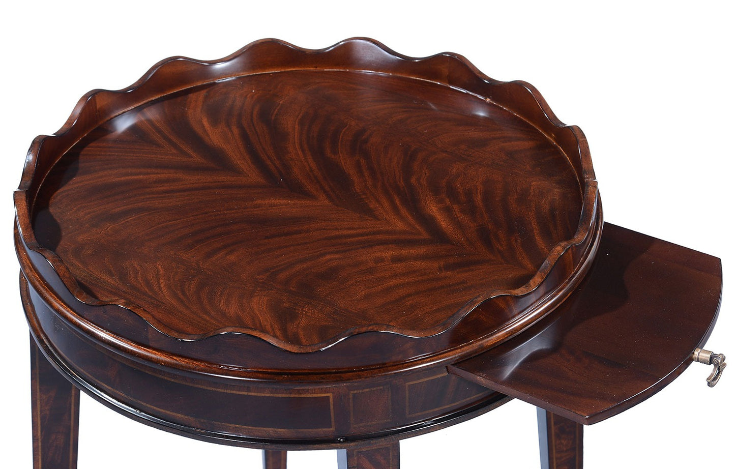 Ebonised Mahogany Wine Table