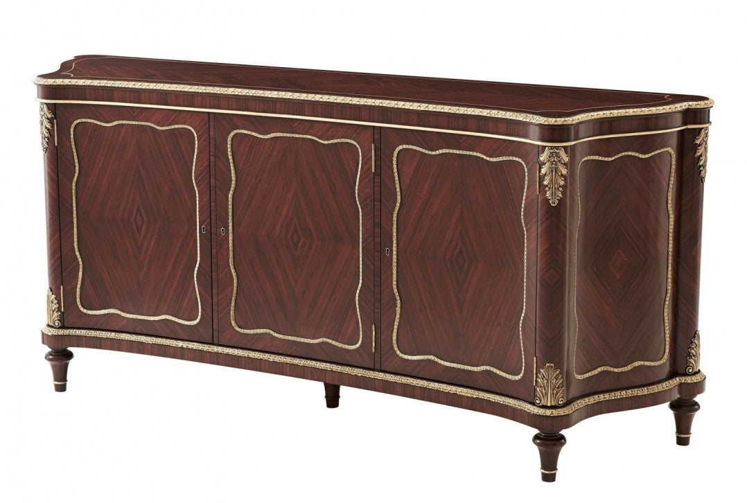 Serpentine buffet sideboard