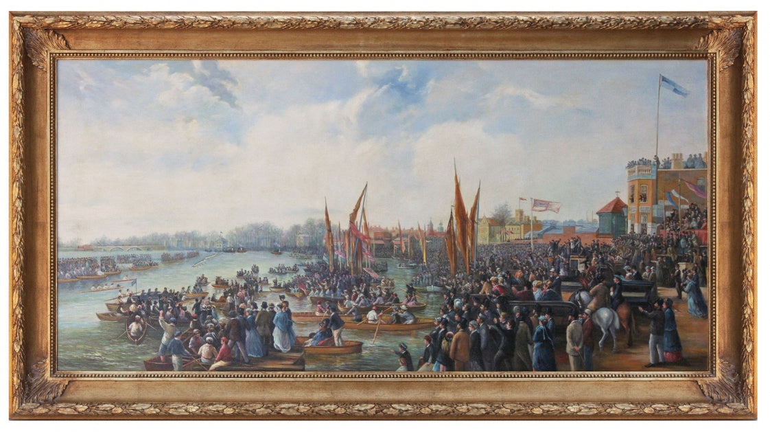 The Oxford and Cambridge Boat Race Painting