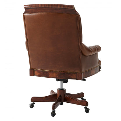  Regency Style Mahogany Desk Chair