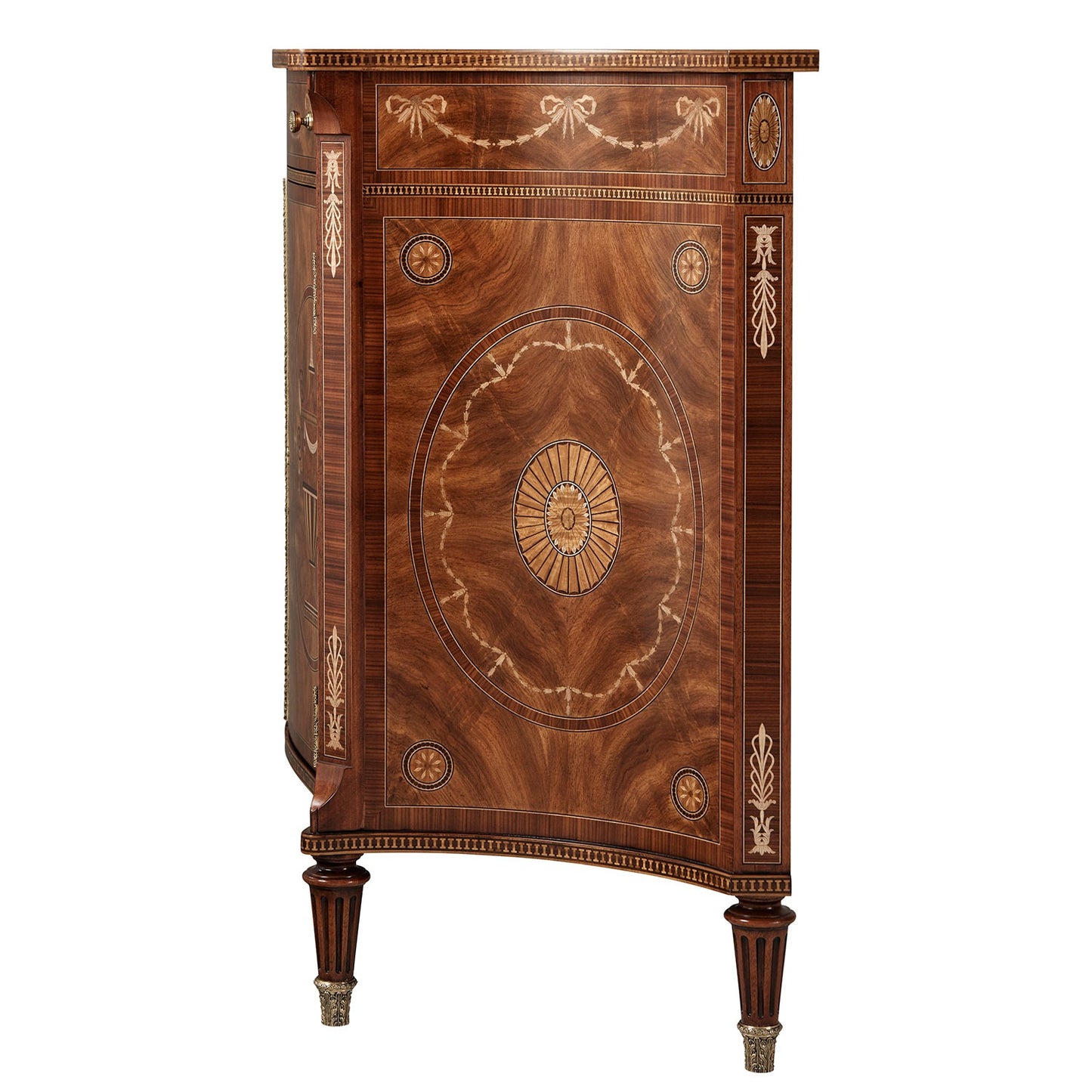 Neoclassical Style Chest with Fine Marquetry Detail