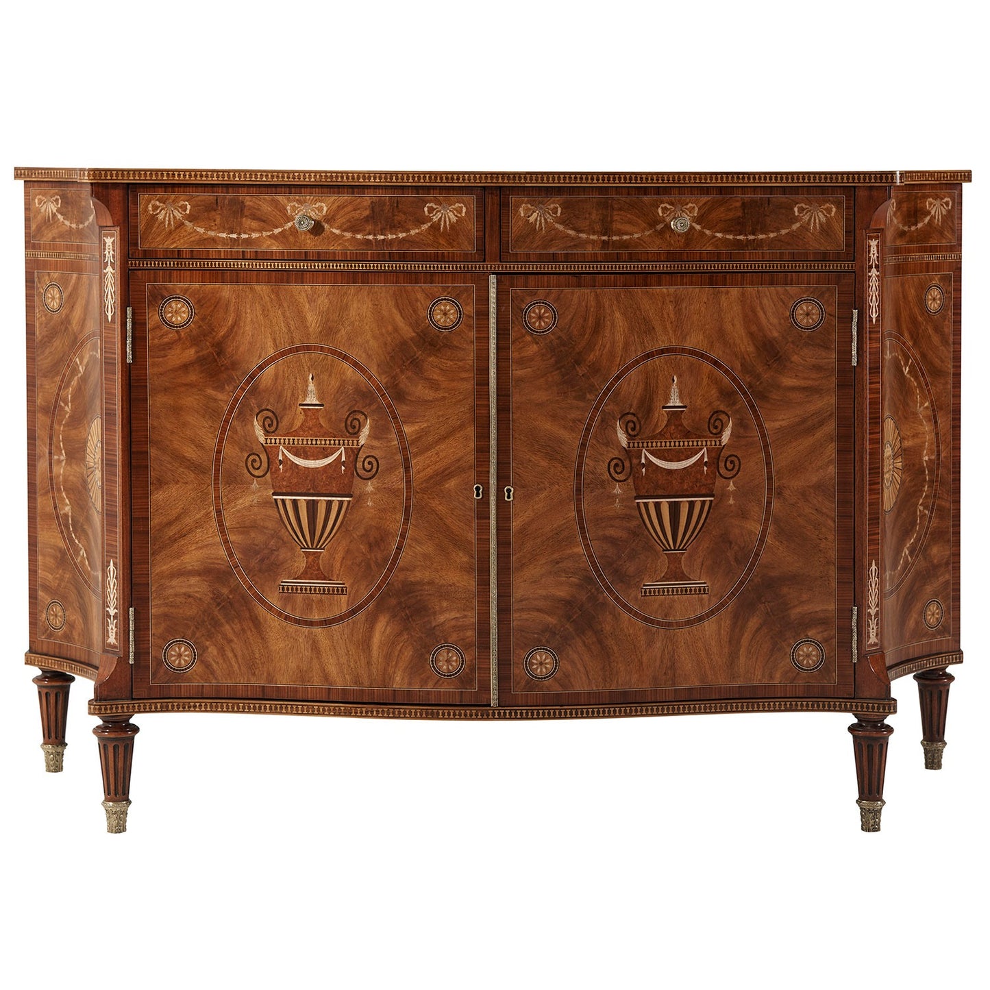 Neoclassical Style Chest with Fine Marquetry Detail