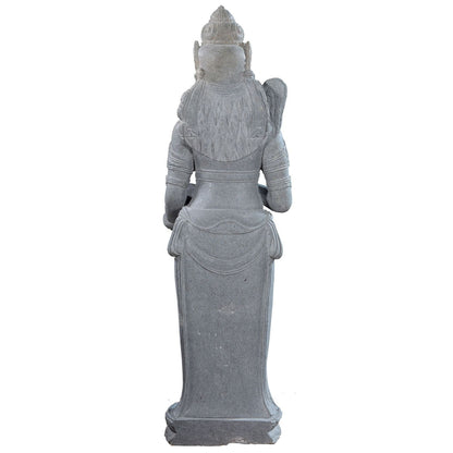 Large garden Stone statue of standing Dewi Sri - Goddess of the earth