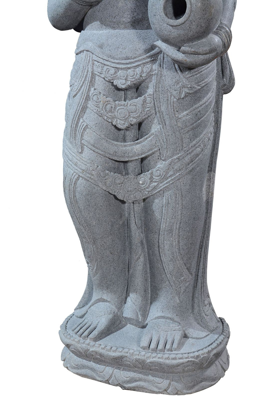 Large garden Stone statue of standing Dewi Sri - Goddess of the earth