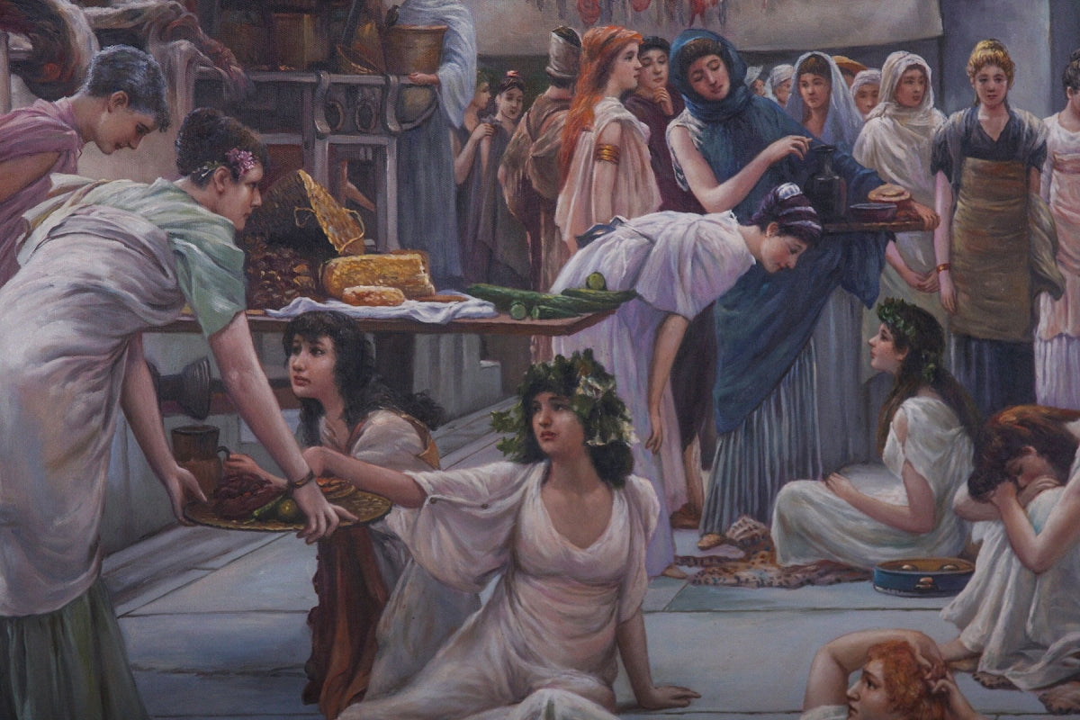 The Women Of Amphissa Painting