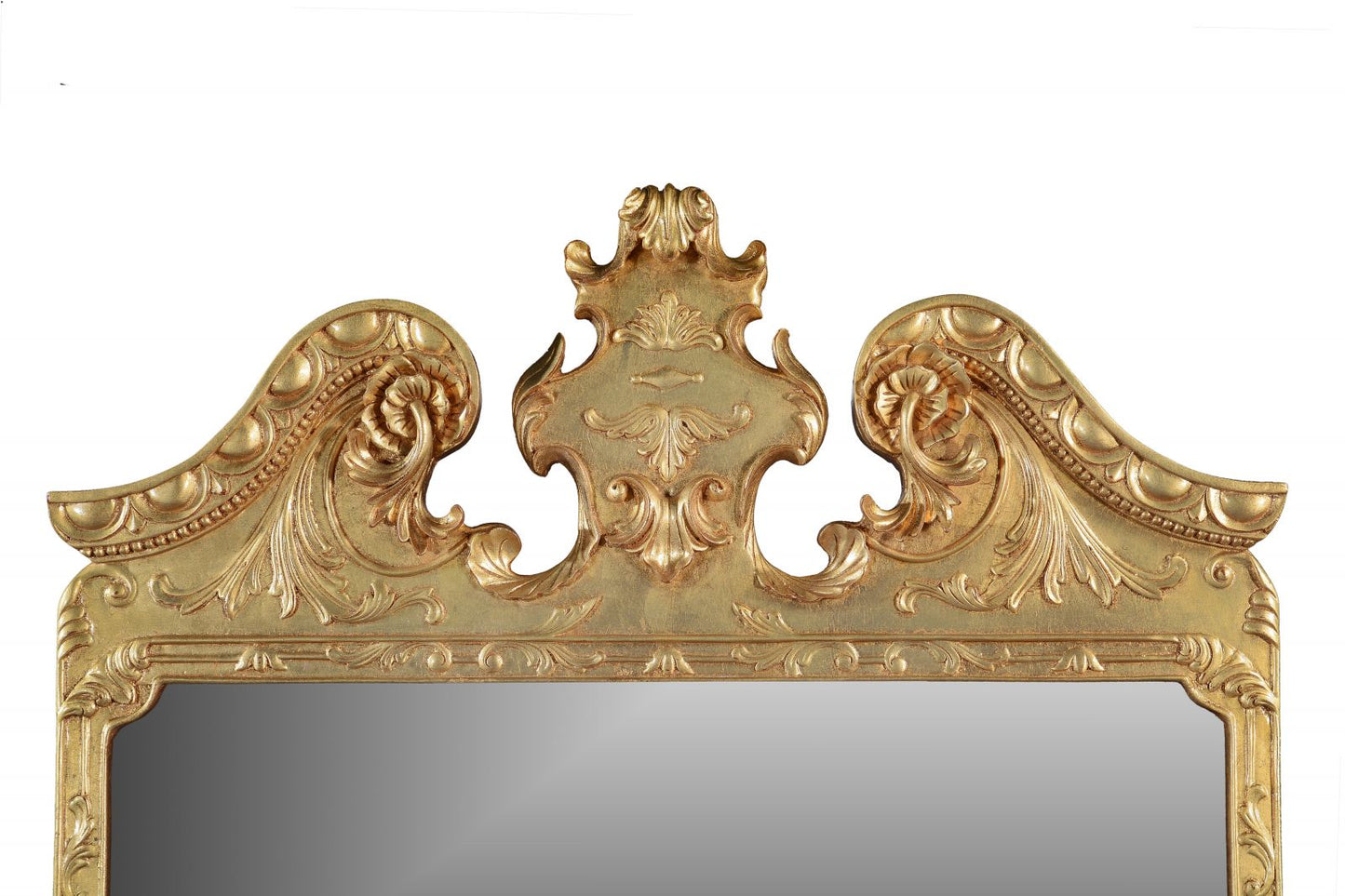 Queen Anne Style Giltwood Mirror