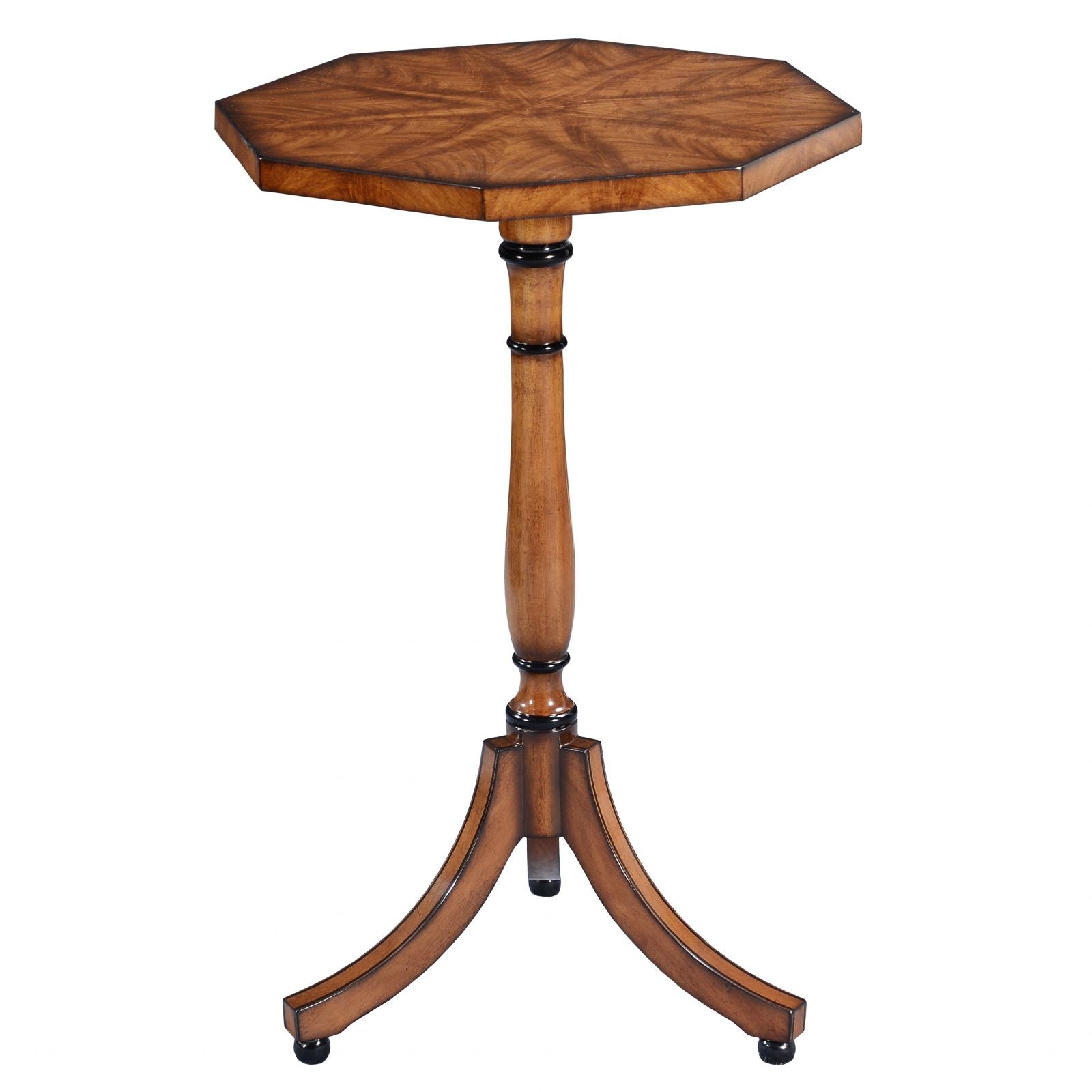 Octagonal Wine Table in Mahogany