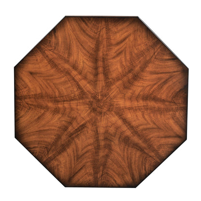 Octagonal Wine Table in Mahogany