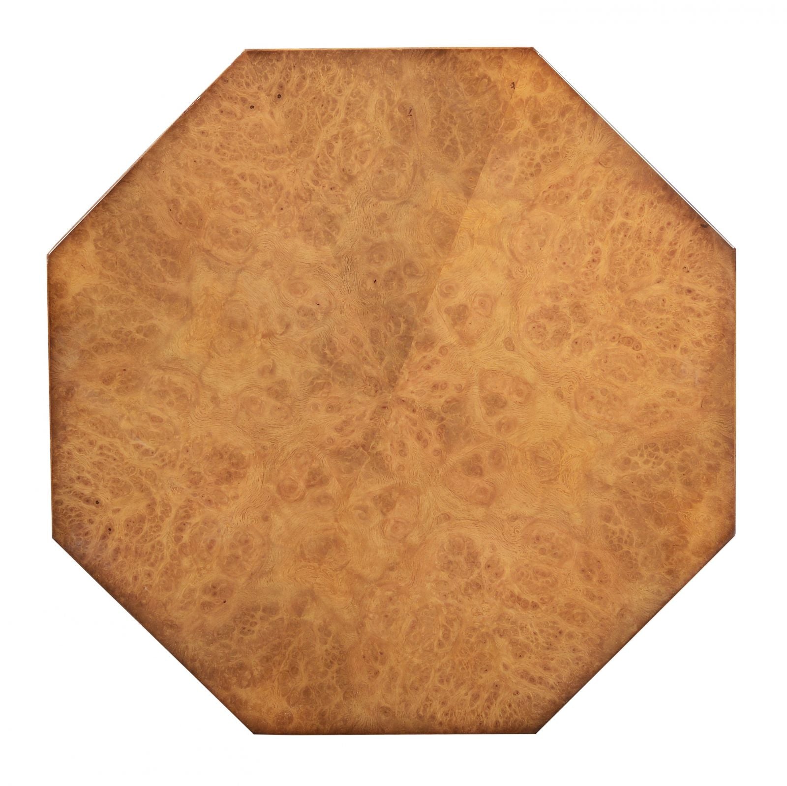 Octagonal Wine Table in Honey Burr Oak