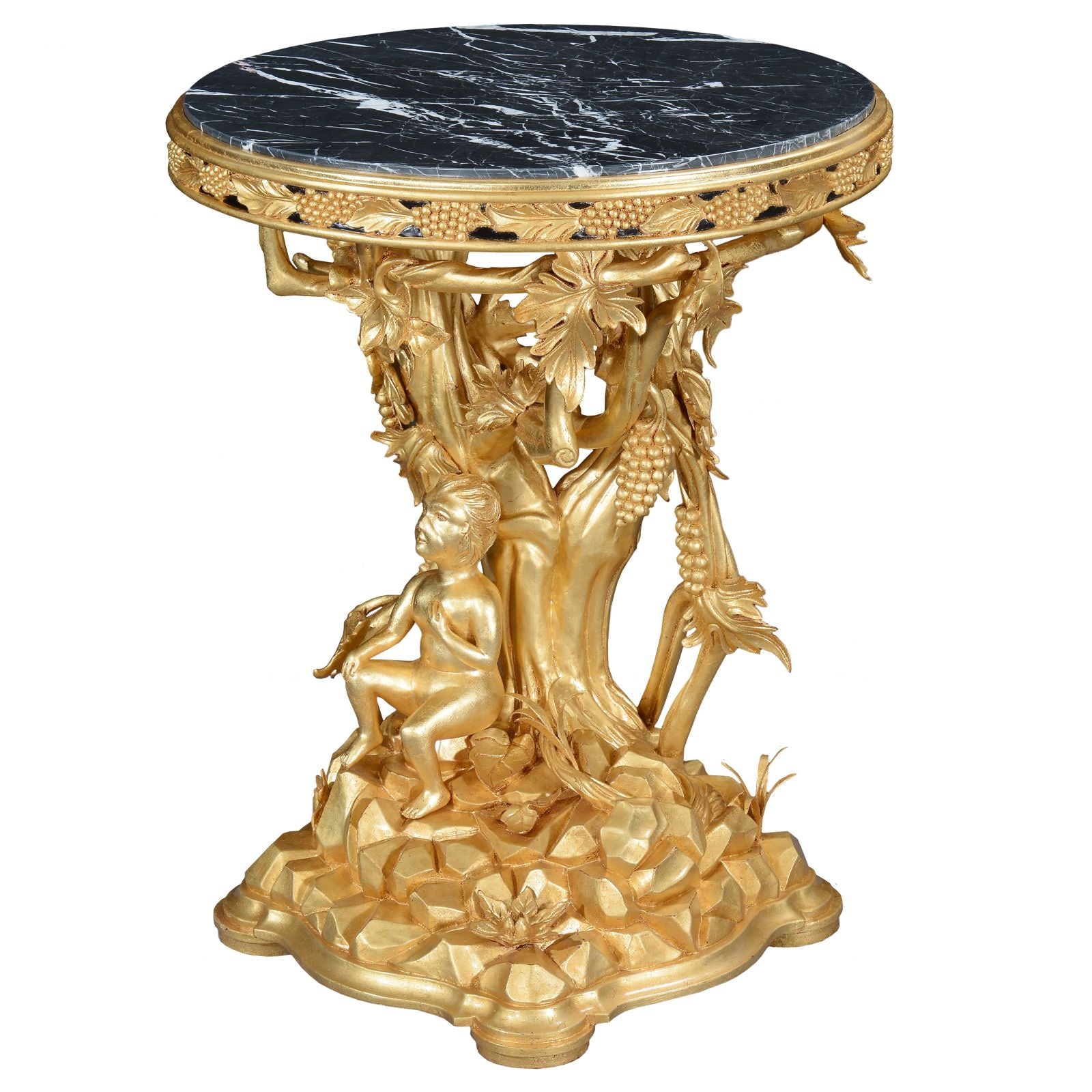 Italian Style Gold Grapevine Centre Table 