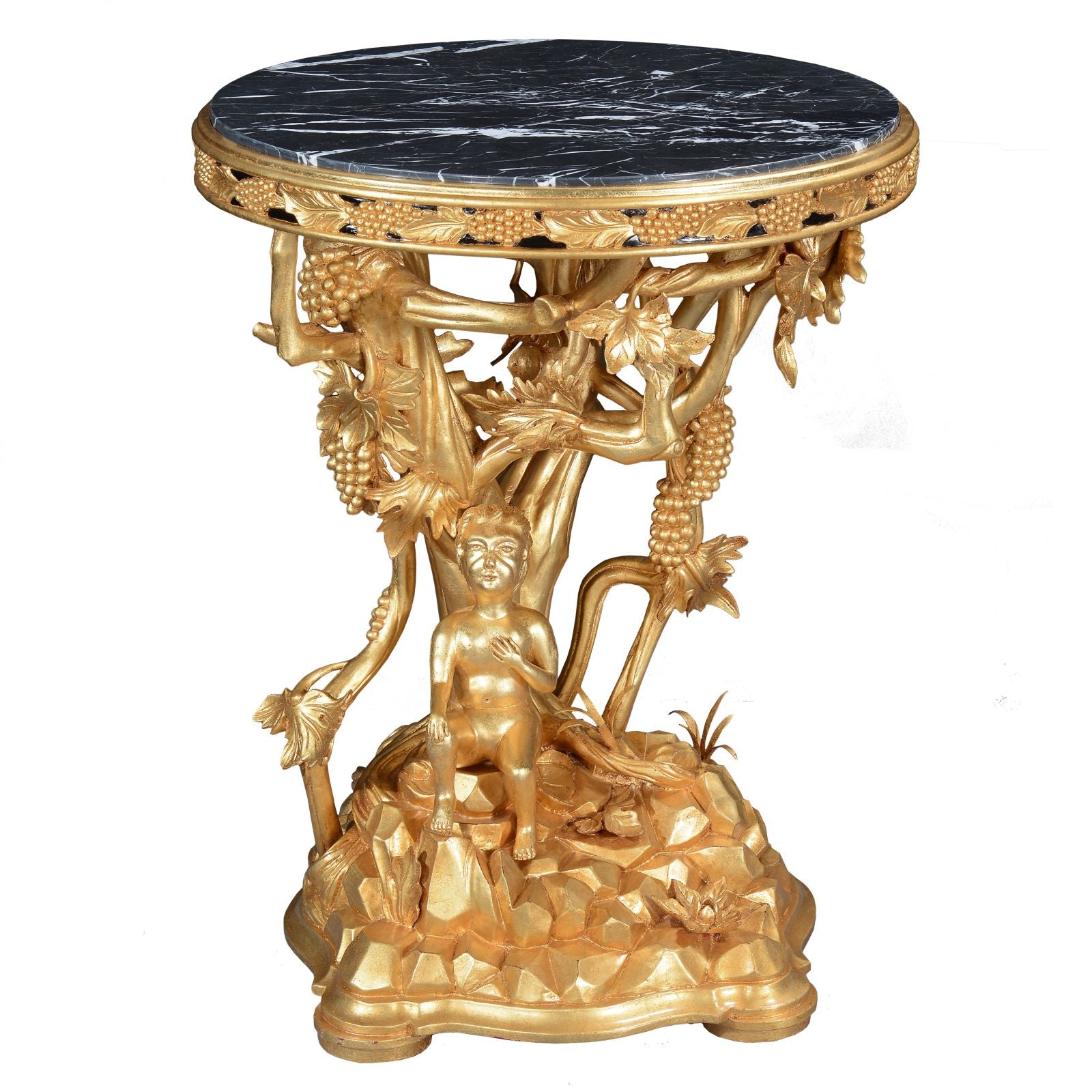 Italian Style Gold Grapevine Centre Table 